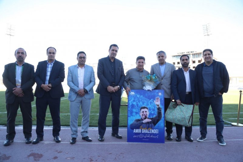 امیر قلعهنویی چهره ماندگار باشگاه گلگهر (عکس)