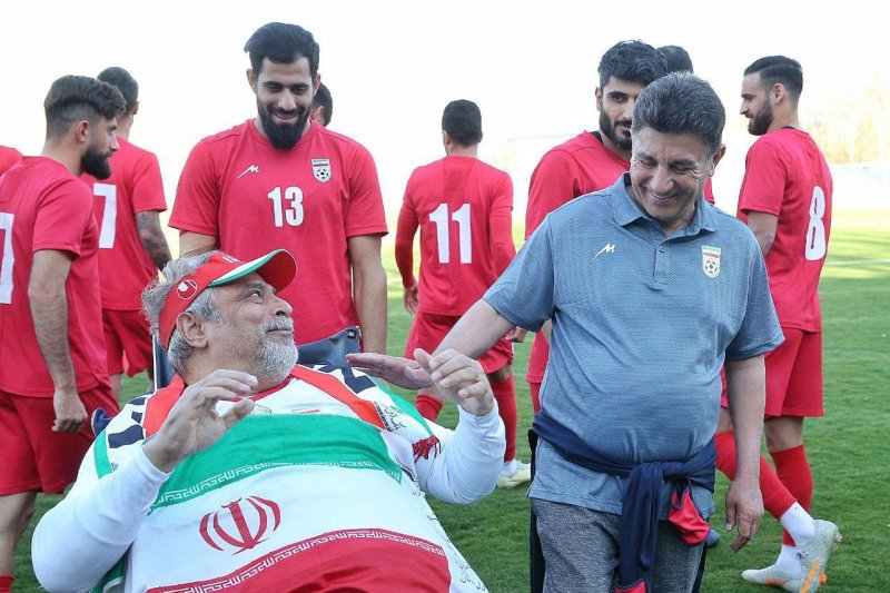 جانباز پرسپولیسی مهمان ویژه تیم ملی و قلعهنویی جانباز پرسپولیسی مهمان ویژه تیم ملی و قلعهنویی