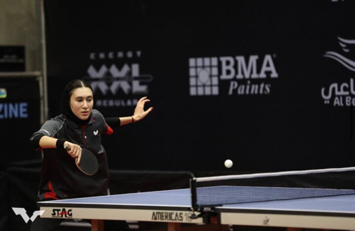 دختر پینگ‌پنگ‌باز ایران در جمع هشت بازیکن برتر 