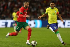 مراکش 2-1 برزیل: تیم رکراکی همچنان شگفتی‌ساز
