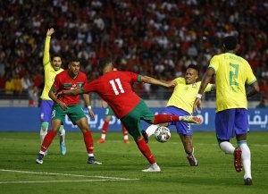 چهار پرده از پیروزی تاریخی مراکش برابر برزیل!