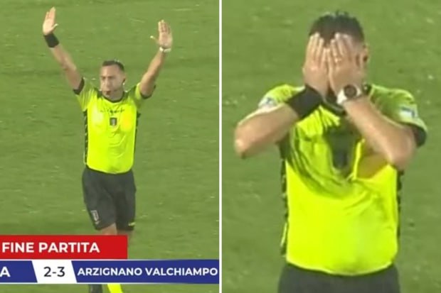 اشتباه بزرگ داور ایتالیایی: این بازی دو پایان داشت!