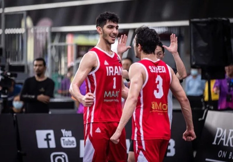 بسکتبال 3 نفره ایران در مکان 54 جهان