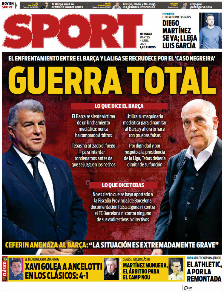 روزنامه‌های اروپا: جنگ ایتالیایی و بحران بارسا! 6