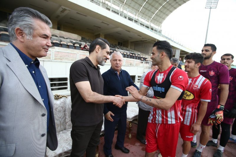 پرسپولیس با اسطورهها تمرین کرد (عکس)