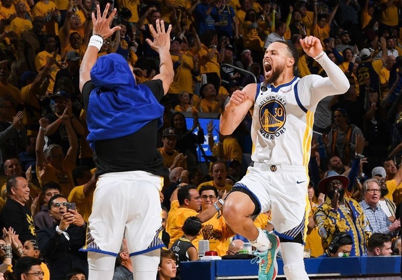 اوج هیجان در پلی آف / لیگNBA| فریاد پیروزی استفن کری در ثانیه آخر!
