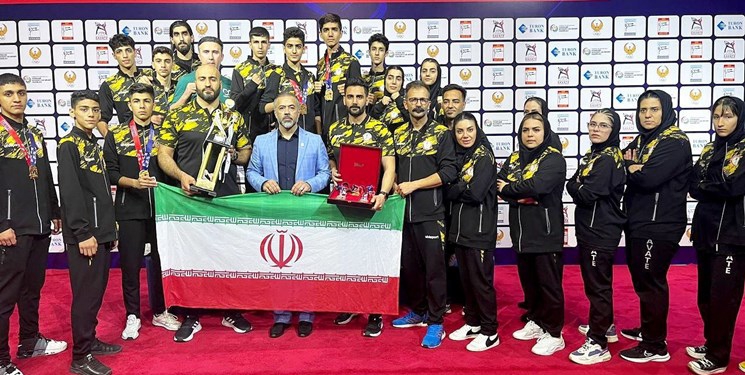 تیم ملی ساواته ایران نایب قهرمان آسیا شد