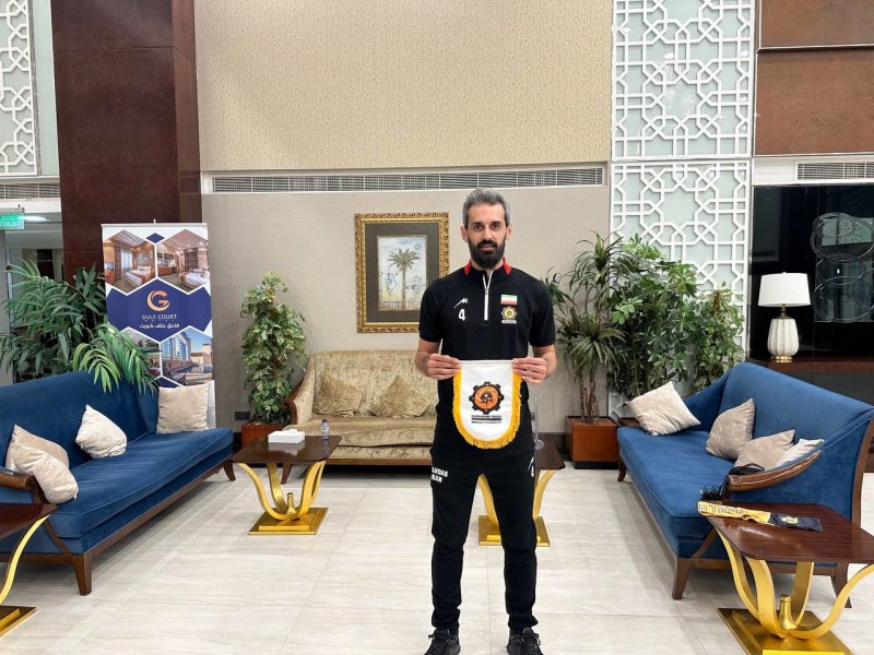 معروف و شهداب در منامه به هم رسیدند (عکس)