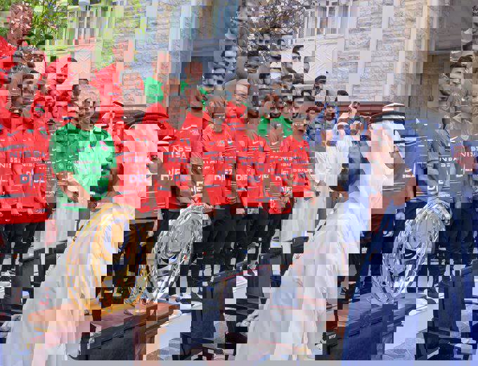 احمد نور مهمان ویژه نفر اول دبی (عکس)
