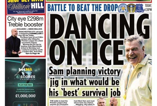 روزنامه‌های انگلیس: رقص روی یخ