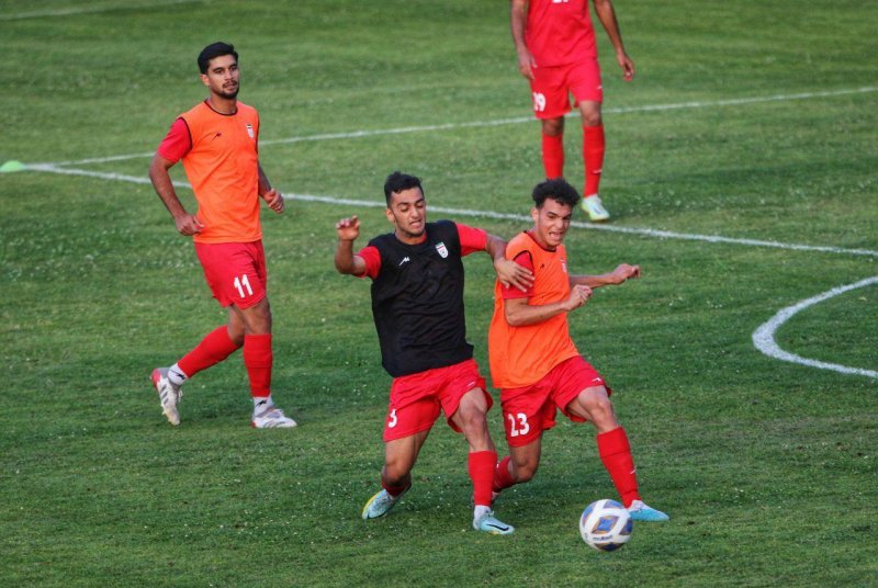 تمرین فوتبالیست‌های امید ایران جدی شد