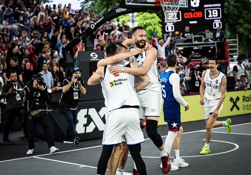 صربستان و آمریکا، قهرمان در جام جهانی بسکتبال 3 نفره 