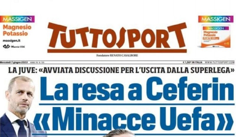 روزنامه‌های ایتالیا: از تهدید یوفا برای یووه تا رویای جام