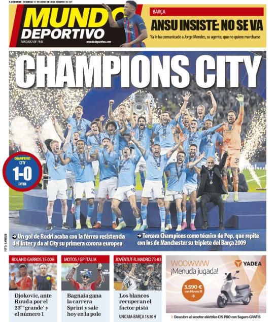 روزنامه‌های اسپانیا:‌ قهرمانی با گل دون رودریگو
