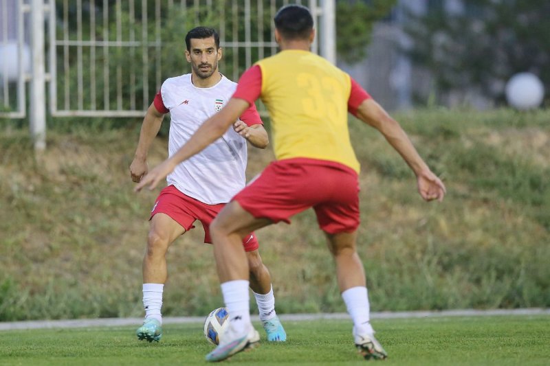 کاپیتان ایران در خاص‌ترین تمرین با پیراهن تیم ملی