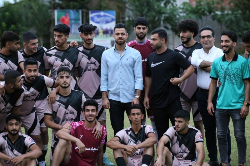 مدافع پرسپولیس در لیگ محلات! (عکس)