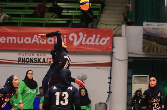 کسب رتبه ششم در آسیا برای دختران والیبال ایران