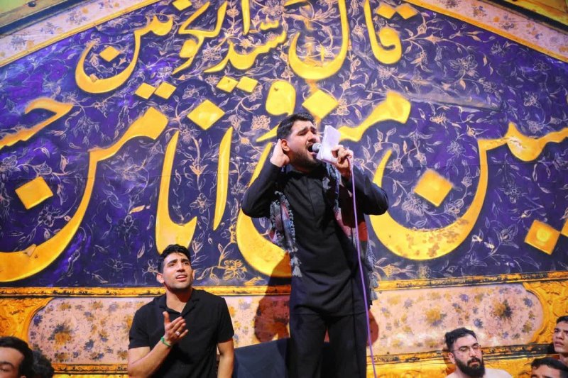 بازیکن مصدوم استقلال در عزاداری (عکس)