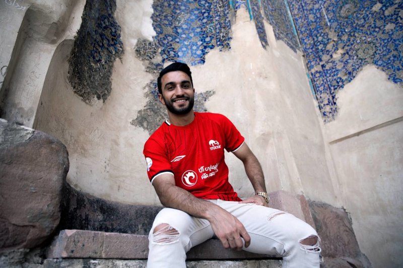 سیامک با شماره پرسپولیس در تراکتور (عکس)