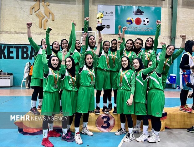دختران نوجوان ذوبآهن به مقام سوم رسیدند