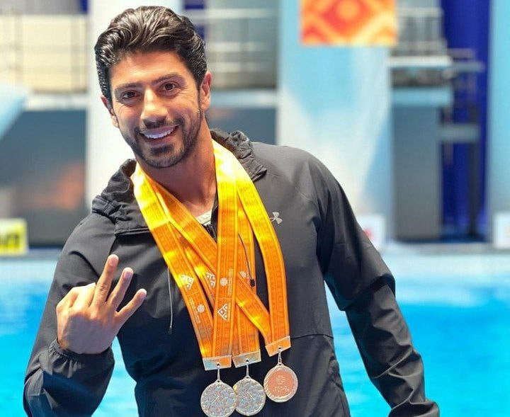 سه مدال طلا نماینده شیرجه ایران در مسابقات جهانی