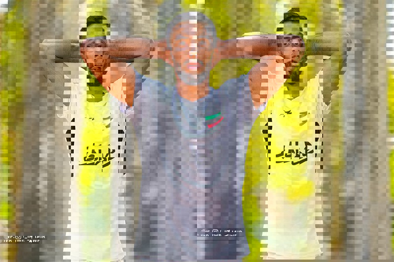 پیام مرد یخی برای رقبا از پیست تارتان (عکس)