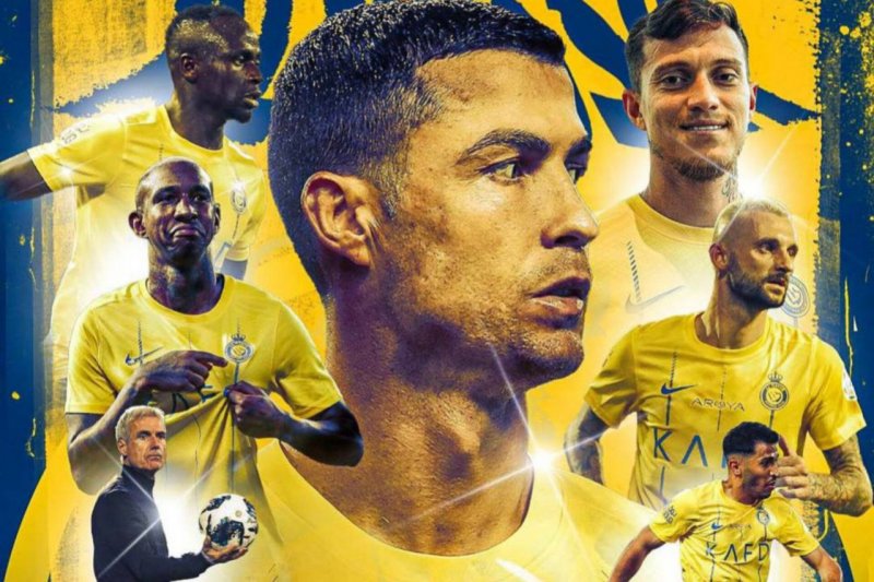 رونالدو در پوستر النصر برای تقابل با پرسپولیس
