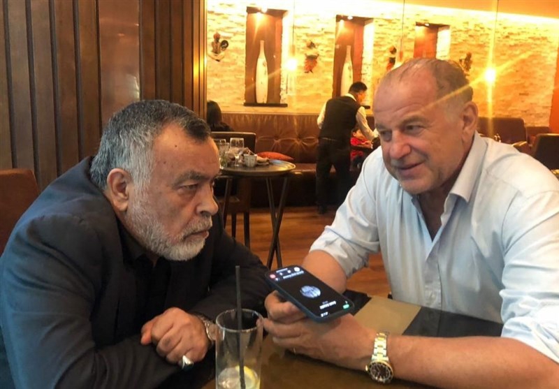 دیدار قربانی با رئیس فدراسیون جهانی تیراندازی