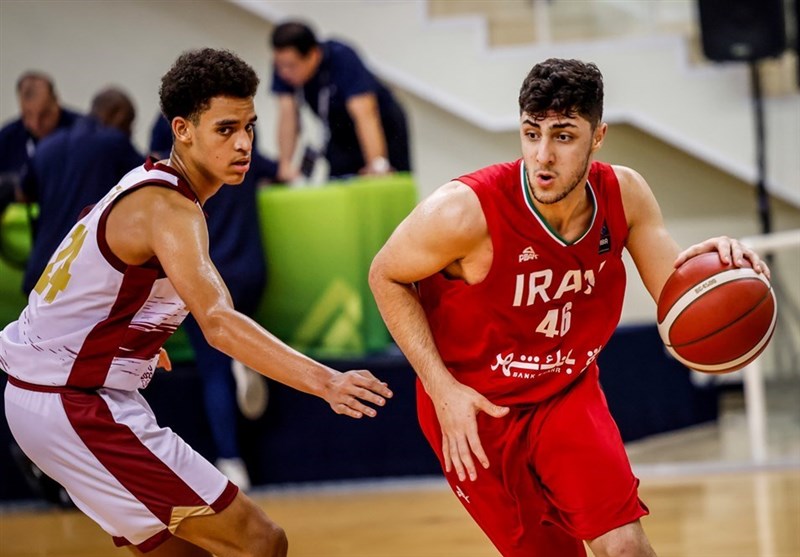 پیروزی قاطع بسکتبال زیر 16 سال ایران مقابل قطر