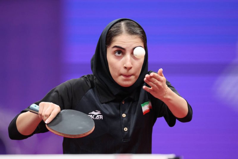 تنها بانوی تنیس روی میز ایران حذف شد