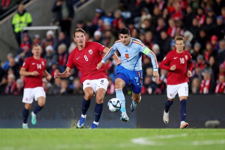 نروژ 0-1 اسپانیا: صعود به یورو با حذف هالند 2