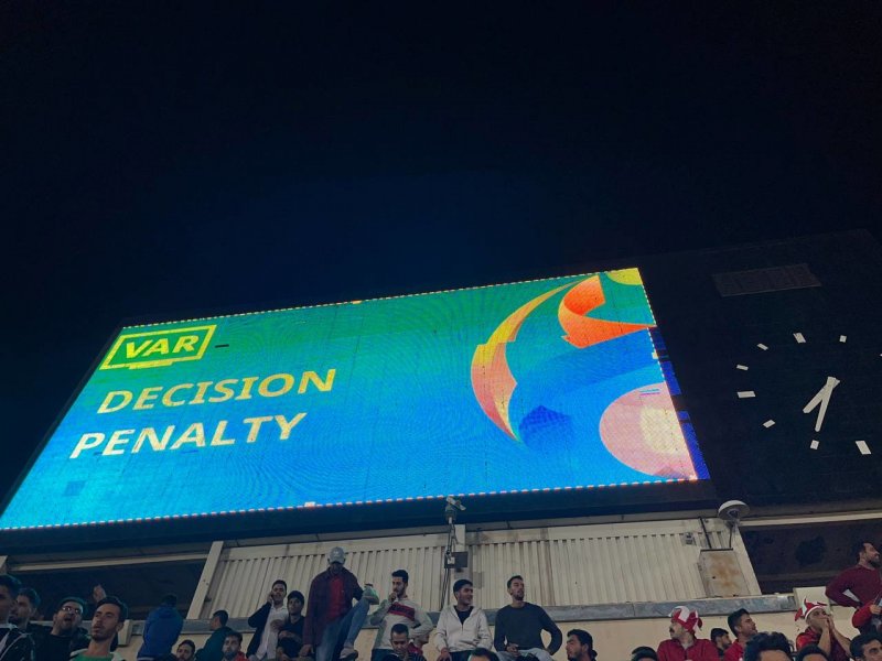 لحظه دلهره و ترس برای پرسپولیسیها (عکس)