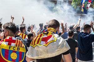 اقدام زشت هواداران بارسلونا در روز ال‌کلاسیکو