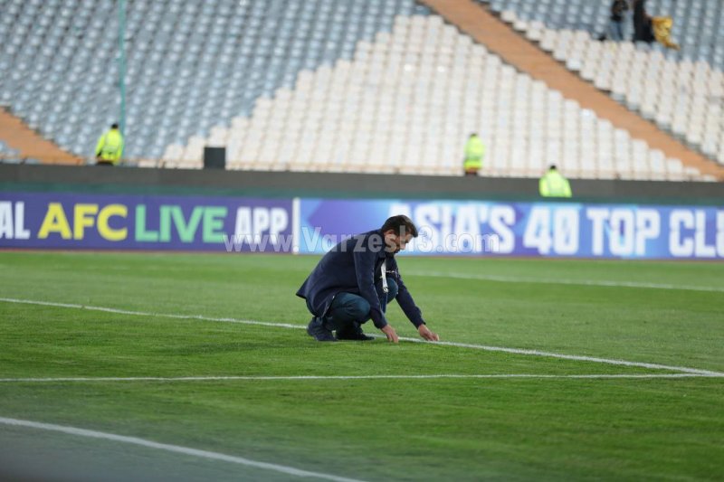 فشار دستی روی چمن آزادی قبل از 180 دقیقه!