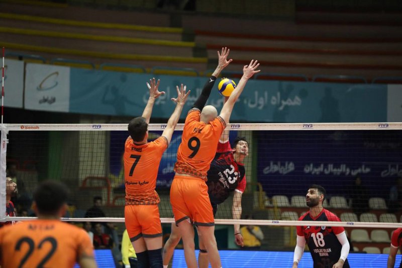 تیم توقف‌ناپذیر عطایی صدرنشین بی‌رحم والیبال ایران