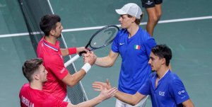 خوشحالی تنیسور ایتالیایی بعد از ۲ برد مقابل جوکوویچ