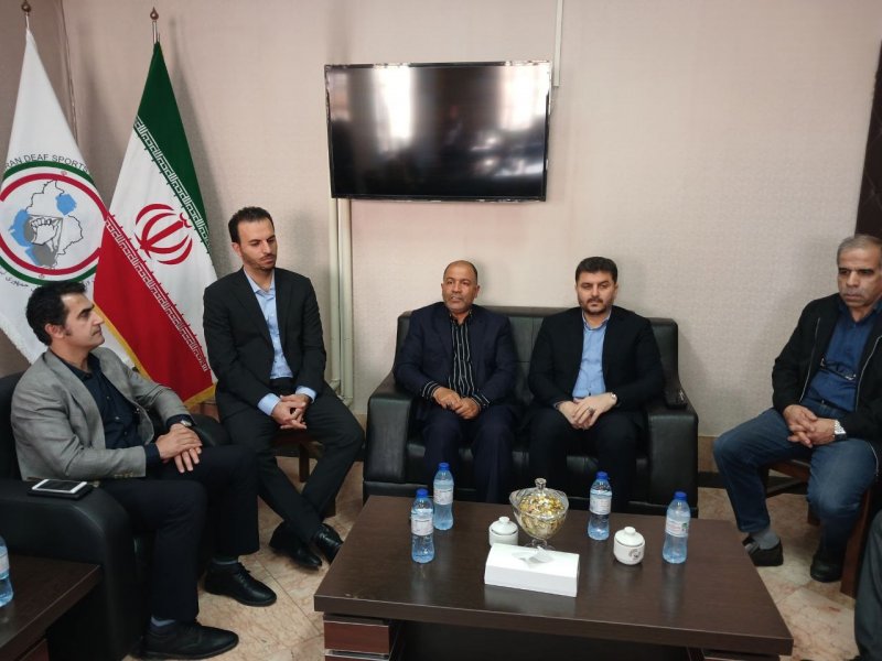 معارفه خسروی به سرپرستی فدراسیون ورزش ناشنوایان