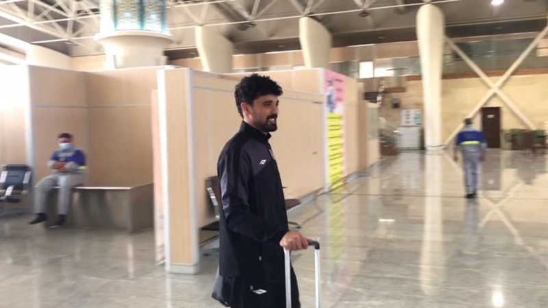 حضور غیرمنتظره نورافکن در فرودگاه اصفهان