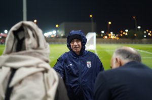 شیخ حمد معروف در اردوی تیم ملی ایران