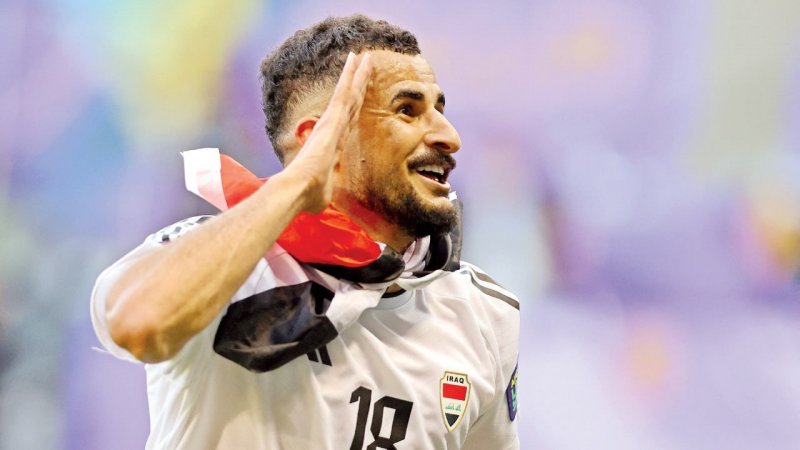 رکوردشکنی مهاجم زهردار عراقی در جام ملت‌های آسیا