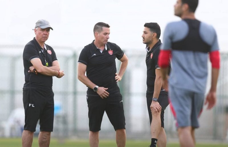 تمرین پرسپولیس بعد از لغو بازی تدارکاتی در دبی