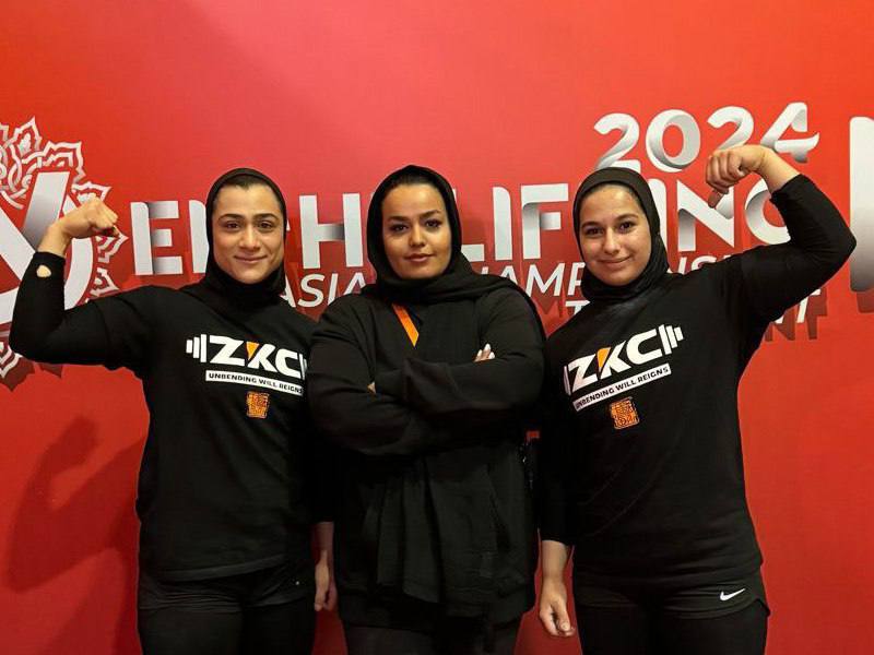 دختران وزنه بردار ایران نهم و دهم شدند