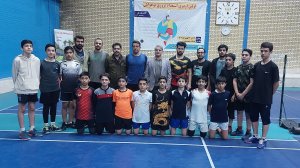 پایان اردوی بازیکنان مستعد بدمينتون ایران در قزوین
