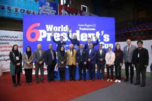 دختران پاراتکواندوی ایران روی سکوی قهرمانی