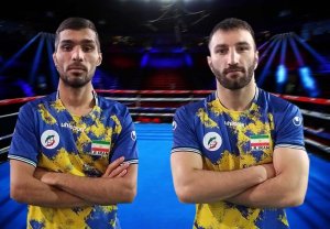 دو بوکسور ایرانی آماده نبرد در رینگ ایتالیا