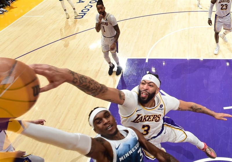 لیگ NBA| پیروزی لیکرز با آمار خیرهکننده دیویس