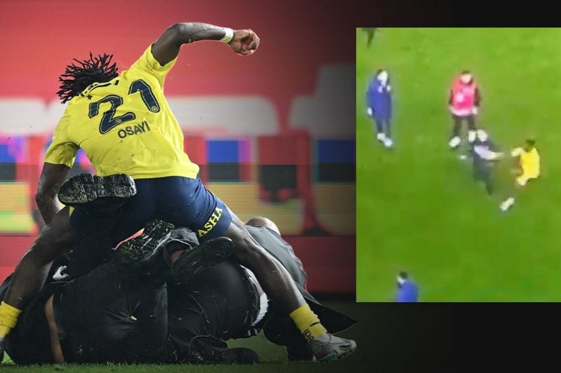 صحنه‌های باورنکردنی در حساس‌ترین بازی لیگ ترکیه / نزاع بازیکنان و هواداران با ضربات سخت و نیزه!