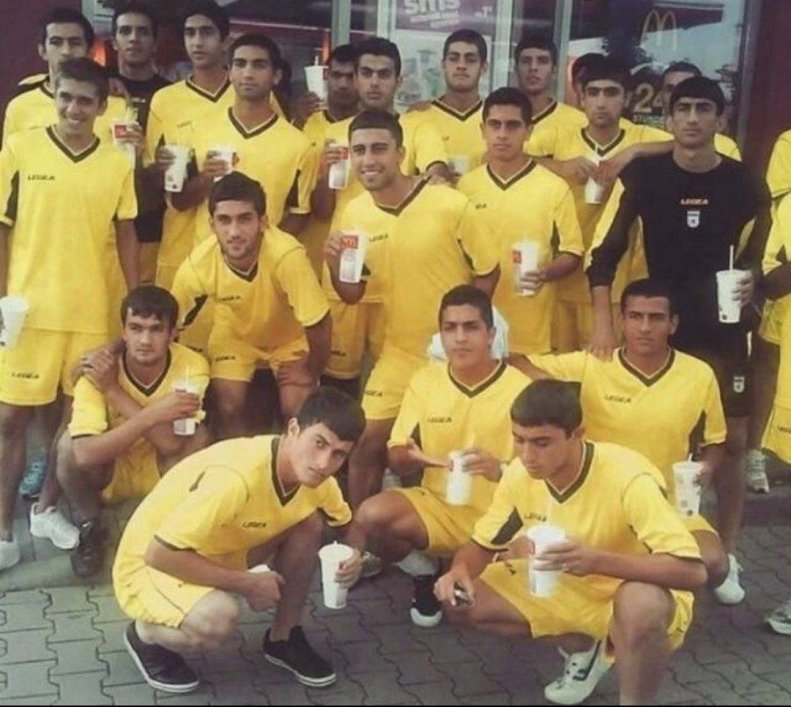 تصویر زیرخاکی از پرستاره‌ترین تیم ملی جوانان ایران