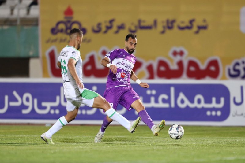 صعود دو پله‌ای هوادار با کسب امتیاز از اراک