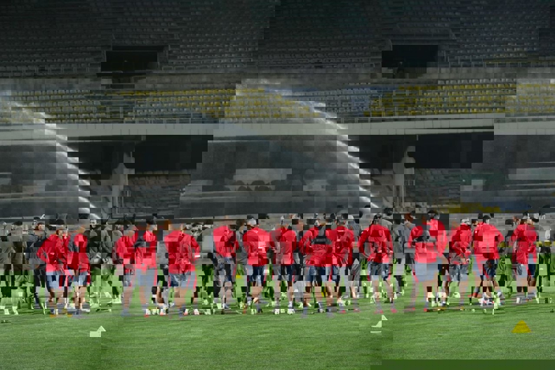 تمرین تاکتیکی پرسپولیس بدون وحدت و بیرو 2